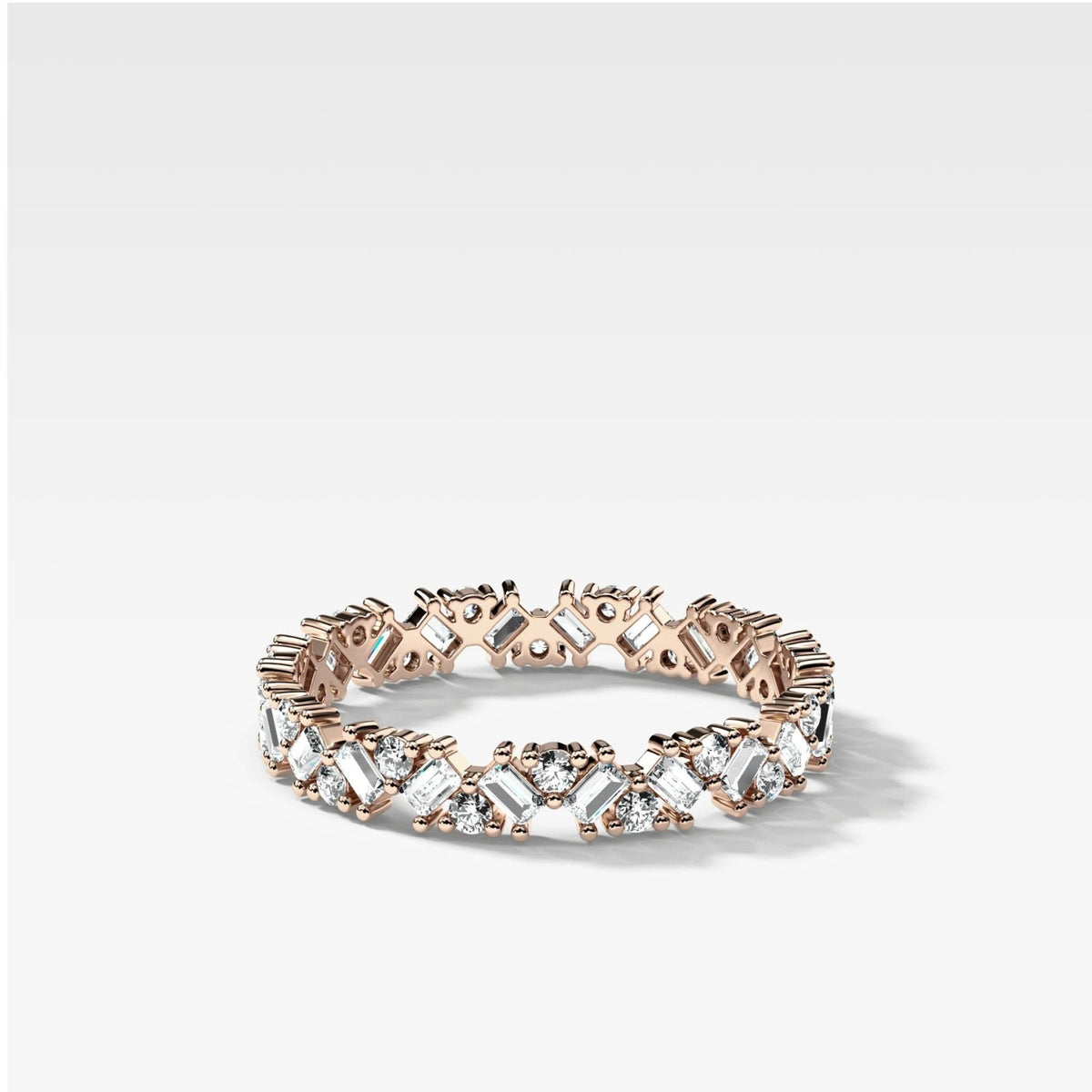 Baguette Diamond Medley Eternity Band - GOODSTONE