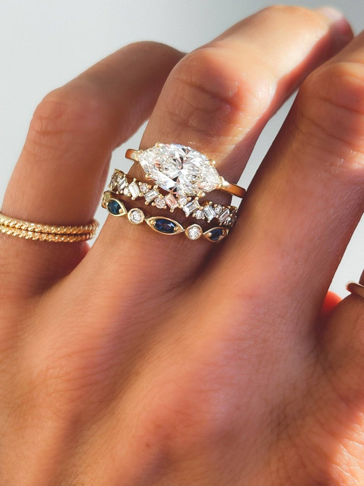 Baguette Diamond Medley Eternity Band - GOODSTONE