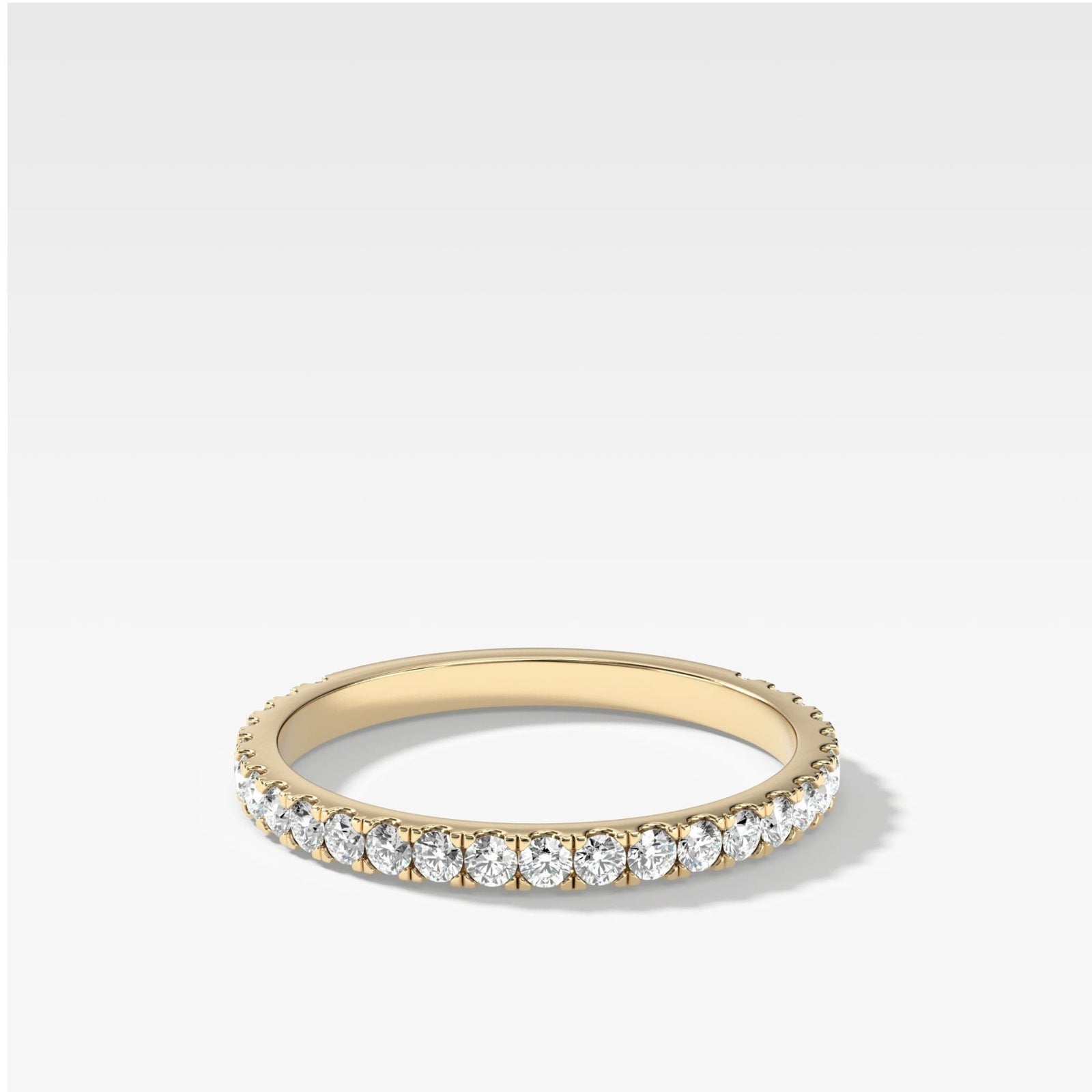 Classic Pavé Diamond Wedding Band - GOODSTONE