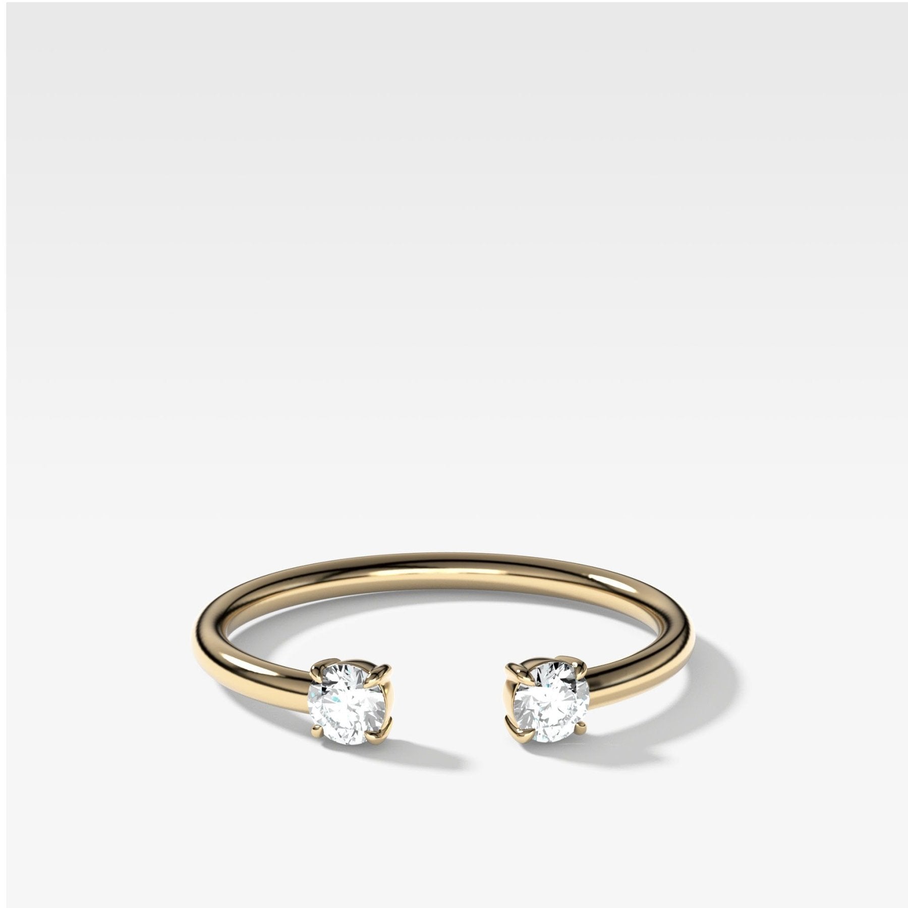 Claw Diamond Band: Negative Space Ring - GOODSTONE