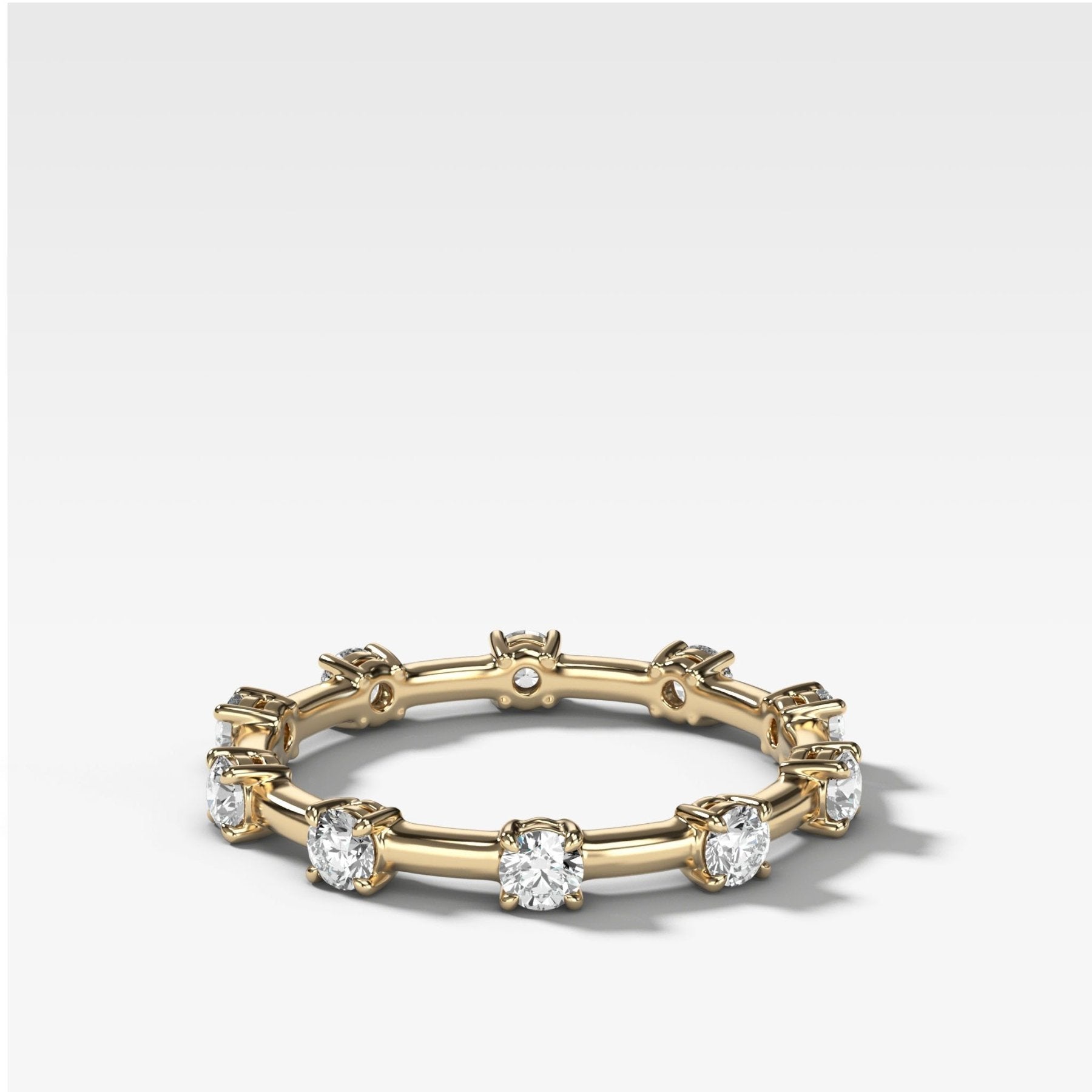 Claw Diamond Band: Spaced Eternity Band - GOODSTONE