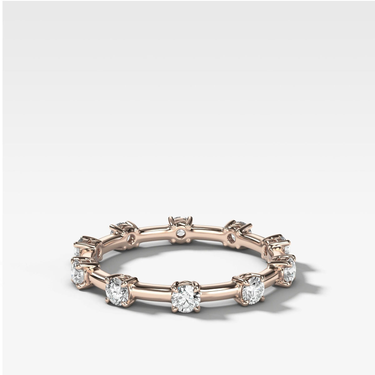 Claw Diamond Band: Spaced Eternity Band - GOODSTONE