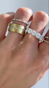 Solstice Band by Good Stone available in Gold and Platinum