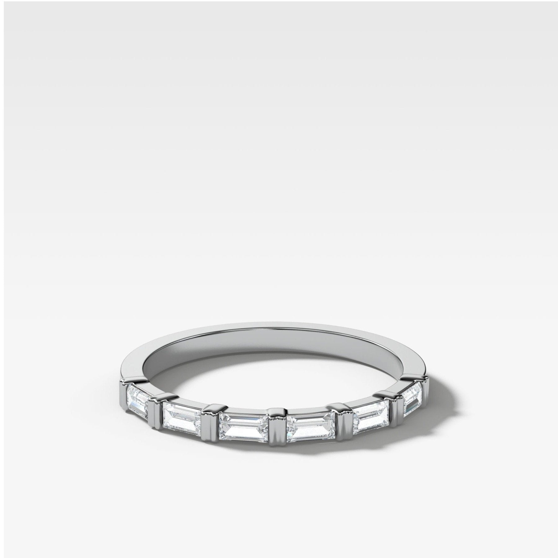 Dainty Baguette Wedding Band - GOODSTONE