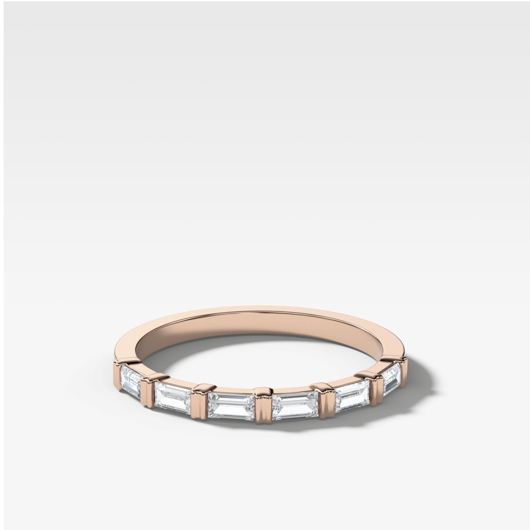 Dainty Baguette Wedding Band - GOODSTONE