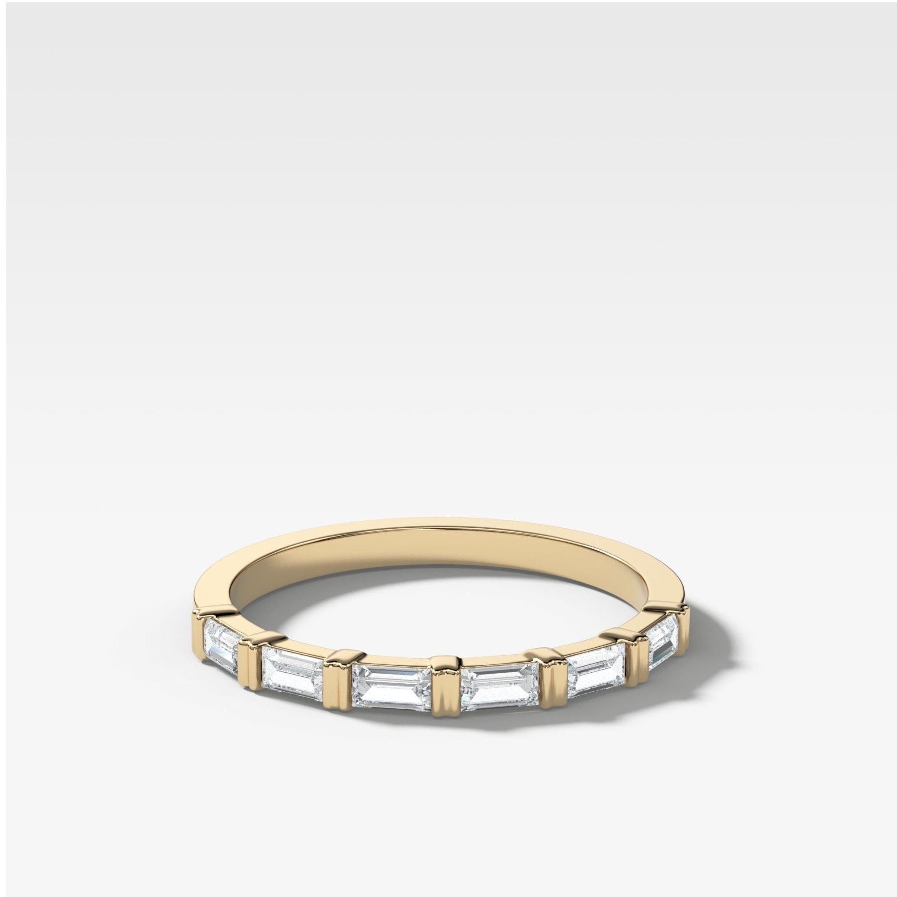 Dainty Baguette Wedding Band - GOODSTONE