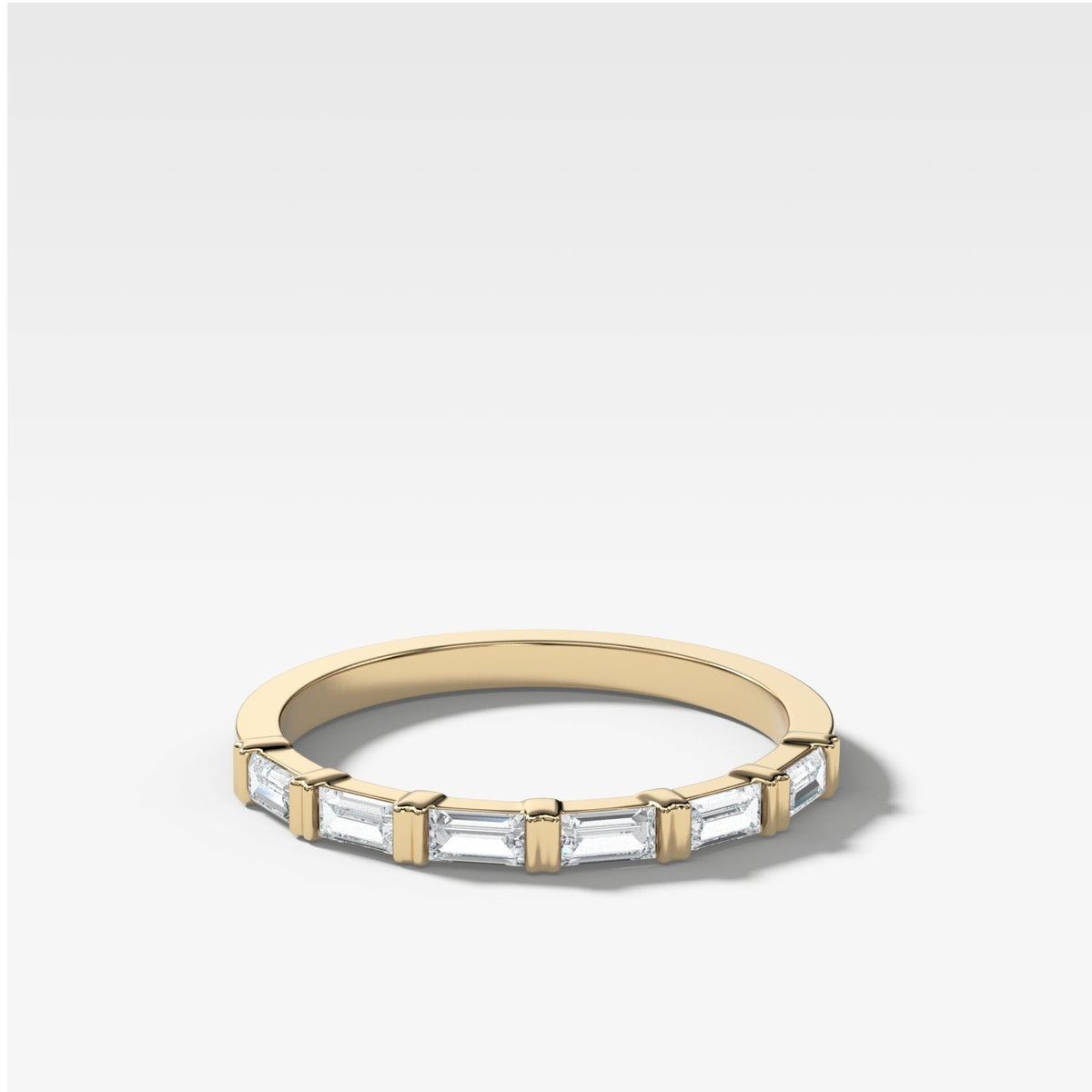Dainty Baguette Wedding Band - GOODSTONE