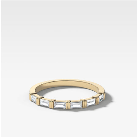 Dainty Baguette Wedding Band