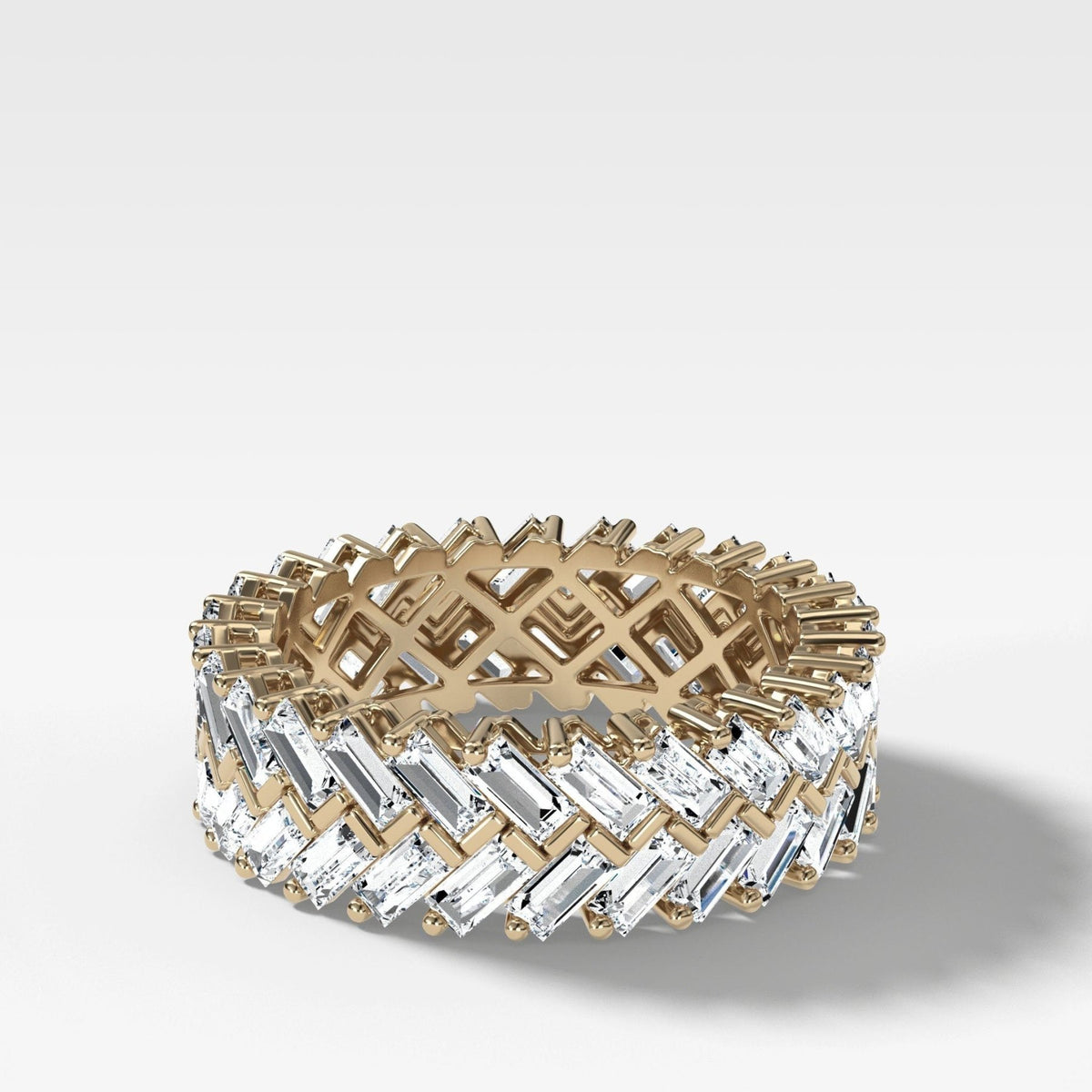 Double Row Baguette Eternity Band - GOODSTONE