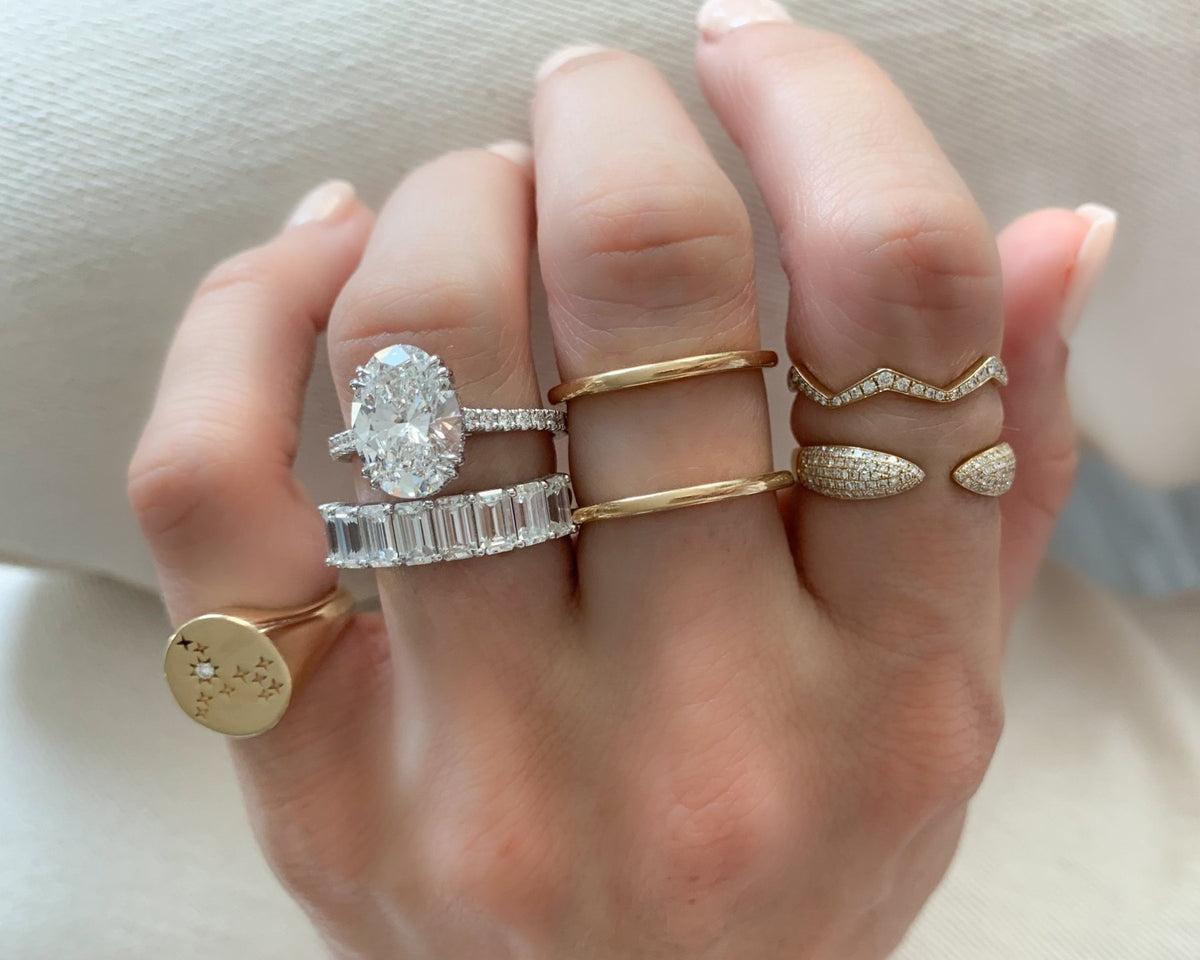 Emerald Cut Constellation Eternity Band - GOODSTONE