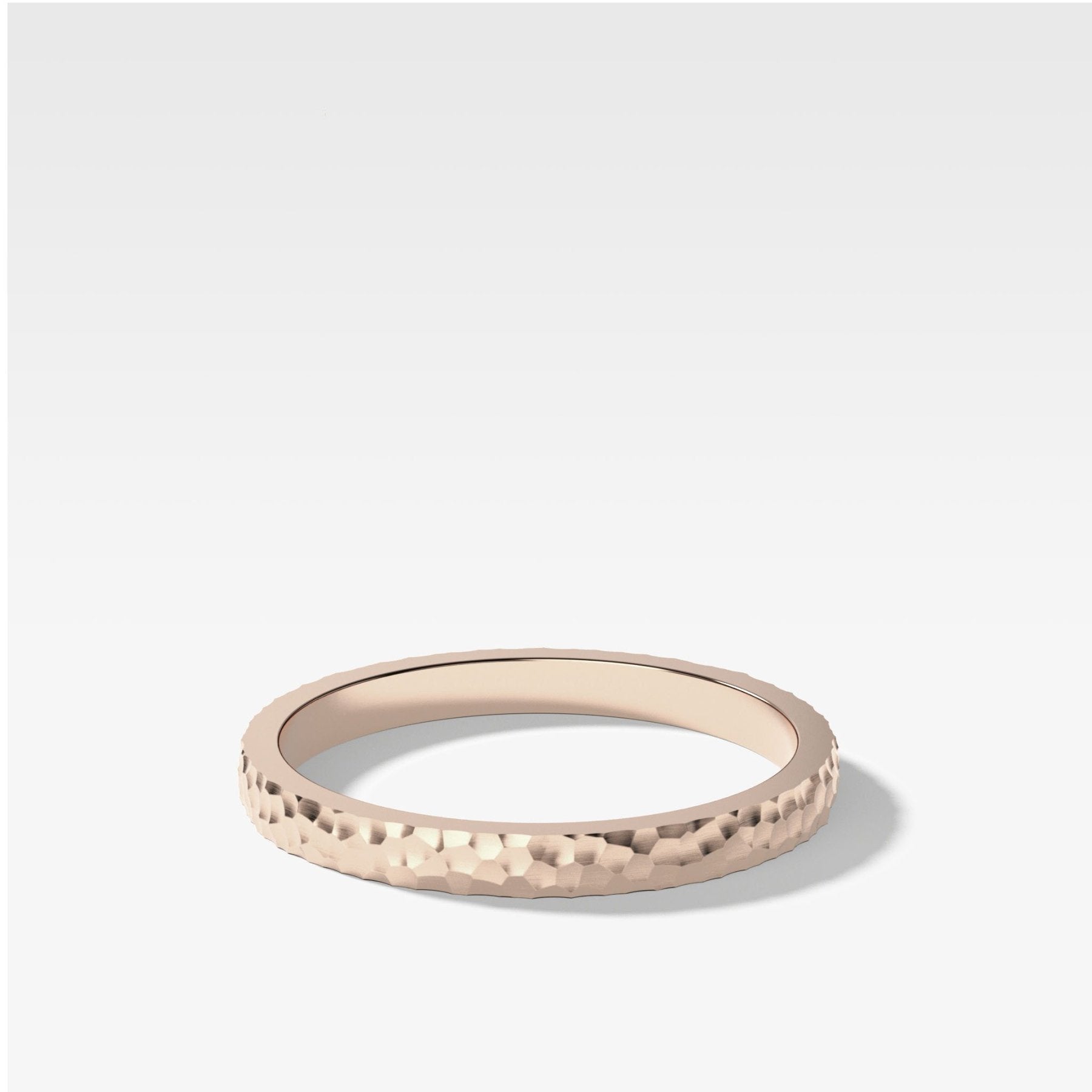 Harper Hammered Wedding Band 2mm - GOODSTONE