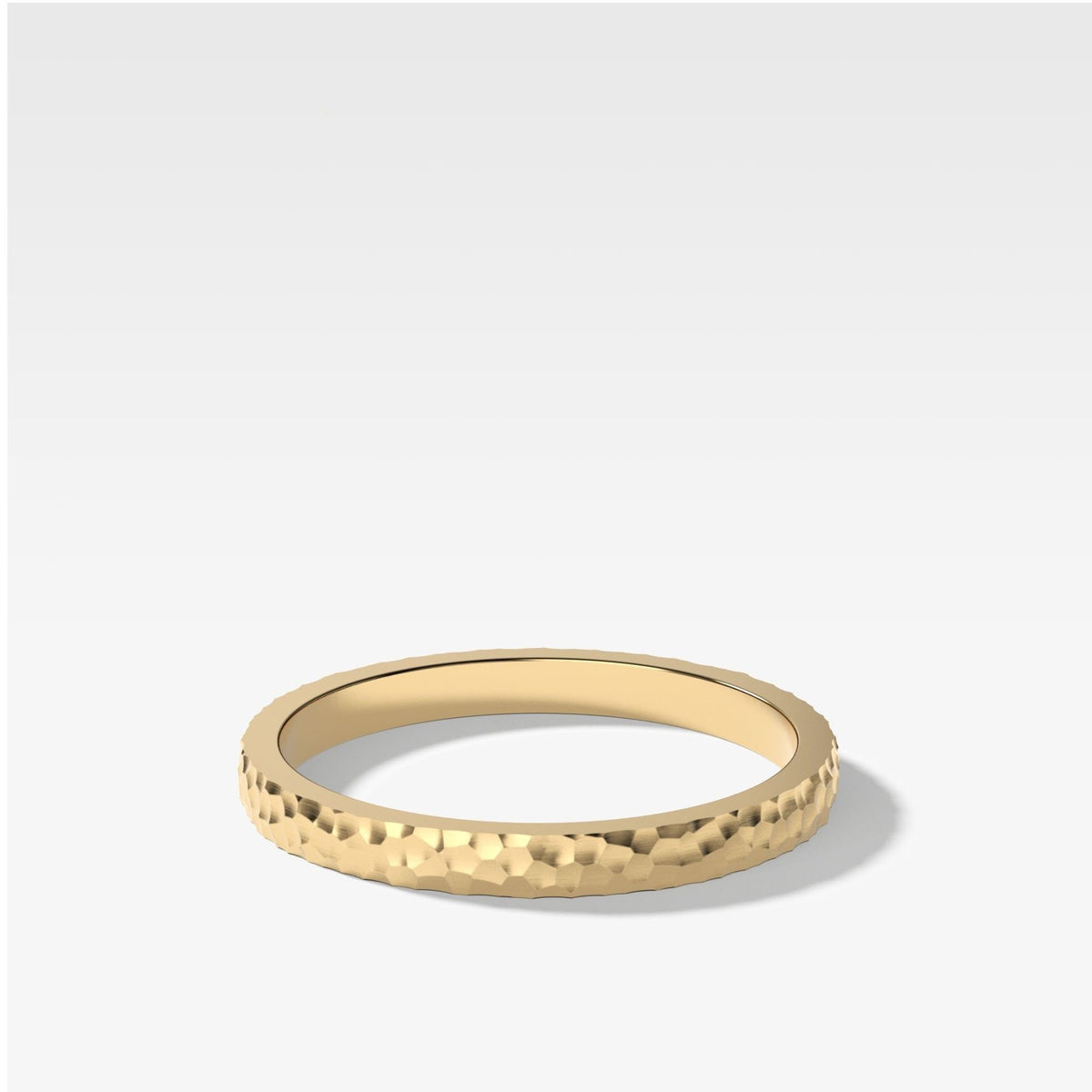 Harper Hammered Wedding Band 2mm