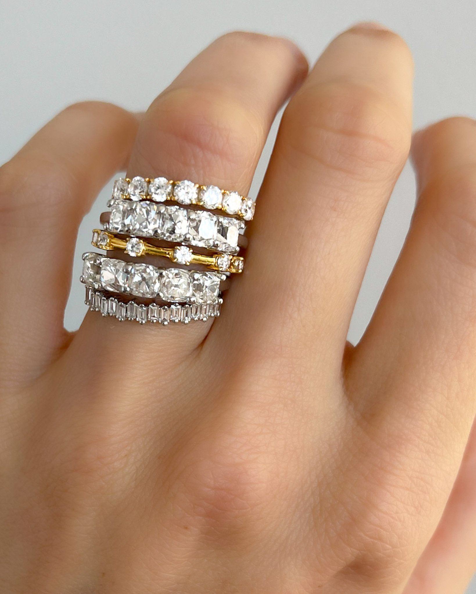Good Stack no. 3 by Good Stone in Yellow Gold