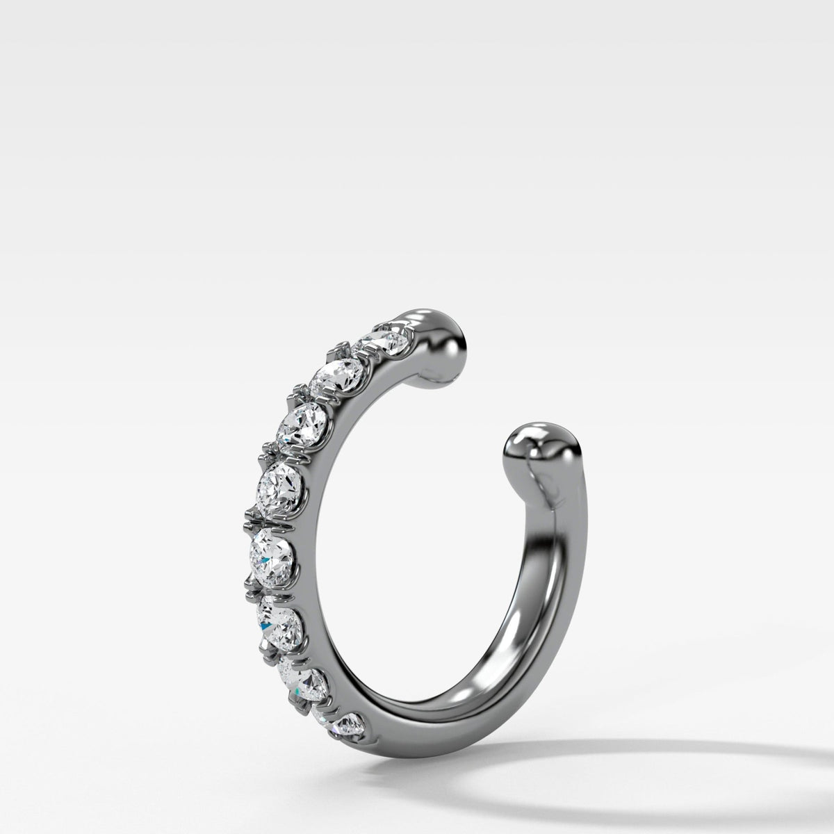 Jumbo Diamond Ear Cuff Single - GOODSTONE