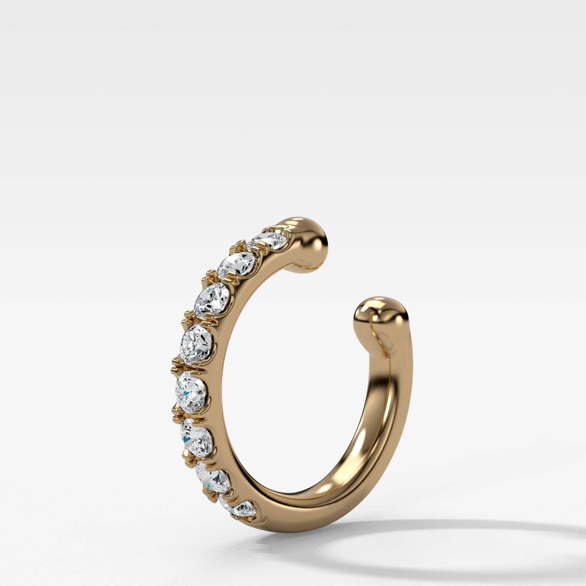 Jumbo Diamond Ear Cuff Single - GOODSTONE