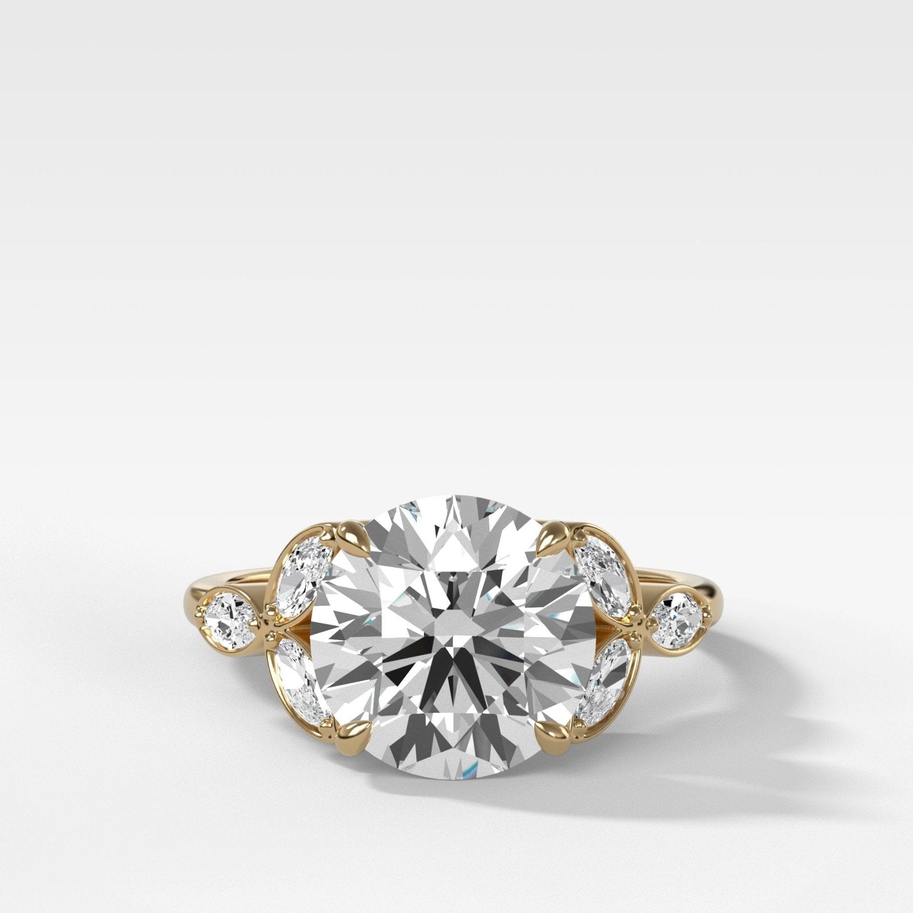 Anillo Laurel de Good Stone en oro amarillo