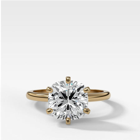 Nova Solitaire Engagement Ring Cushion Cut Diamond
