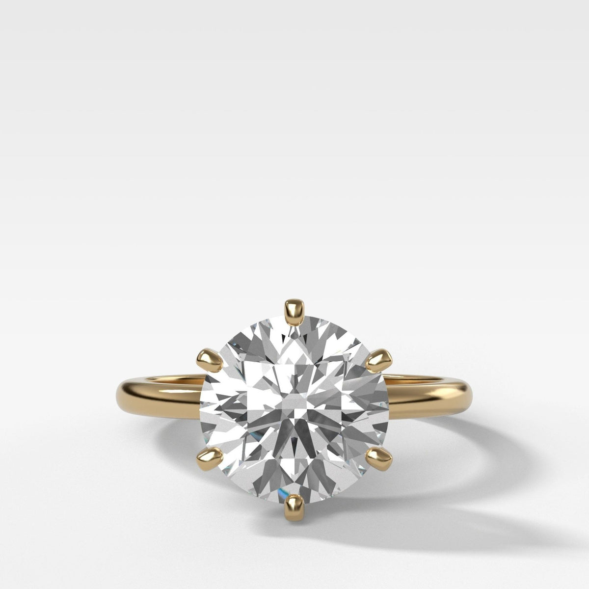 Nova Solitaire Engagement Ring Round Cut Diamond