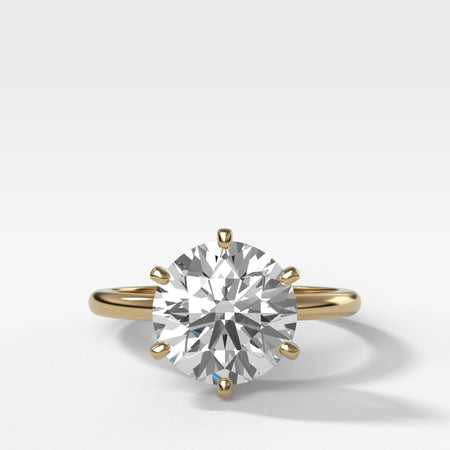Nova Solitaire Engagement Ring Round Cut Diamond