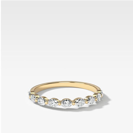 Oval Interstellar Wedding Band