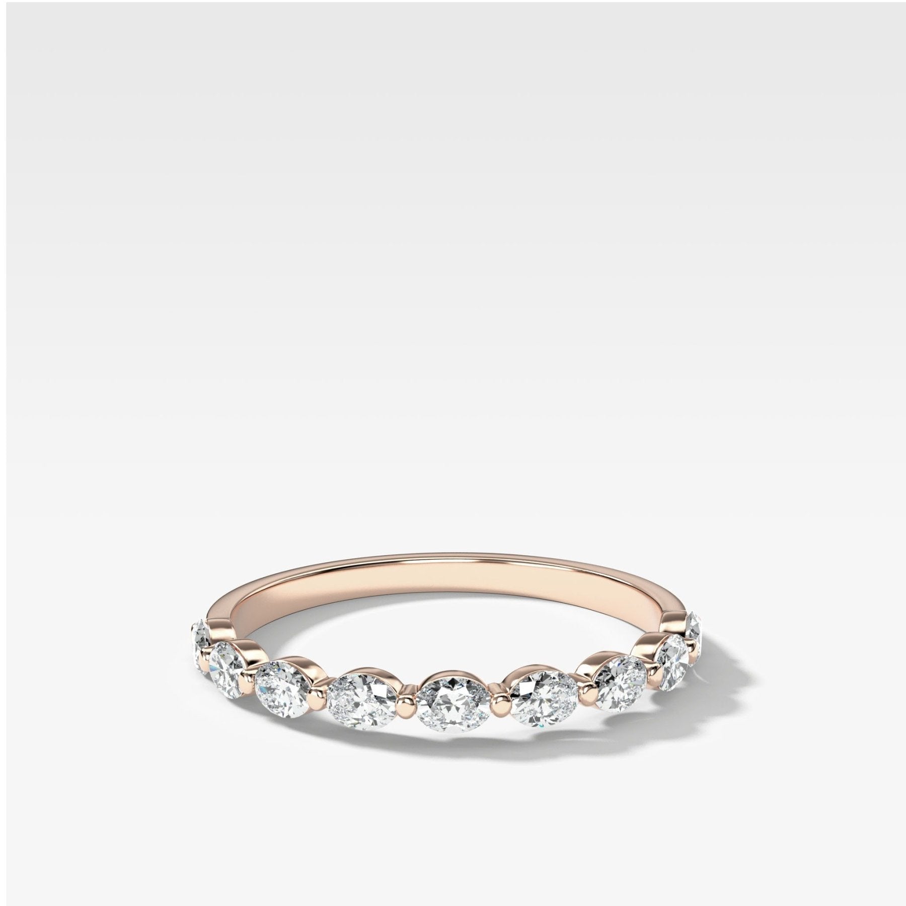 Oval Interstellar Wedding Band - GOODSTONE