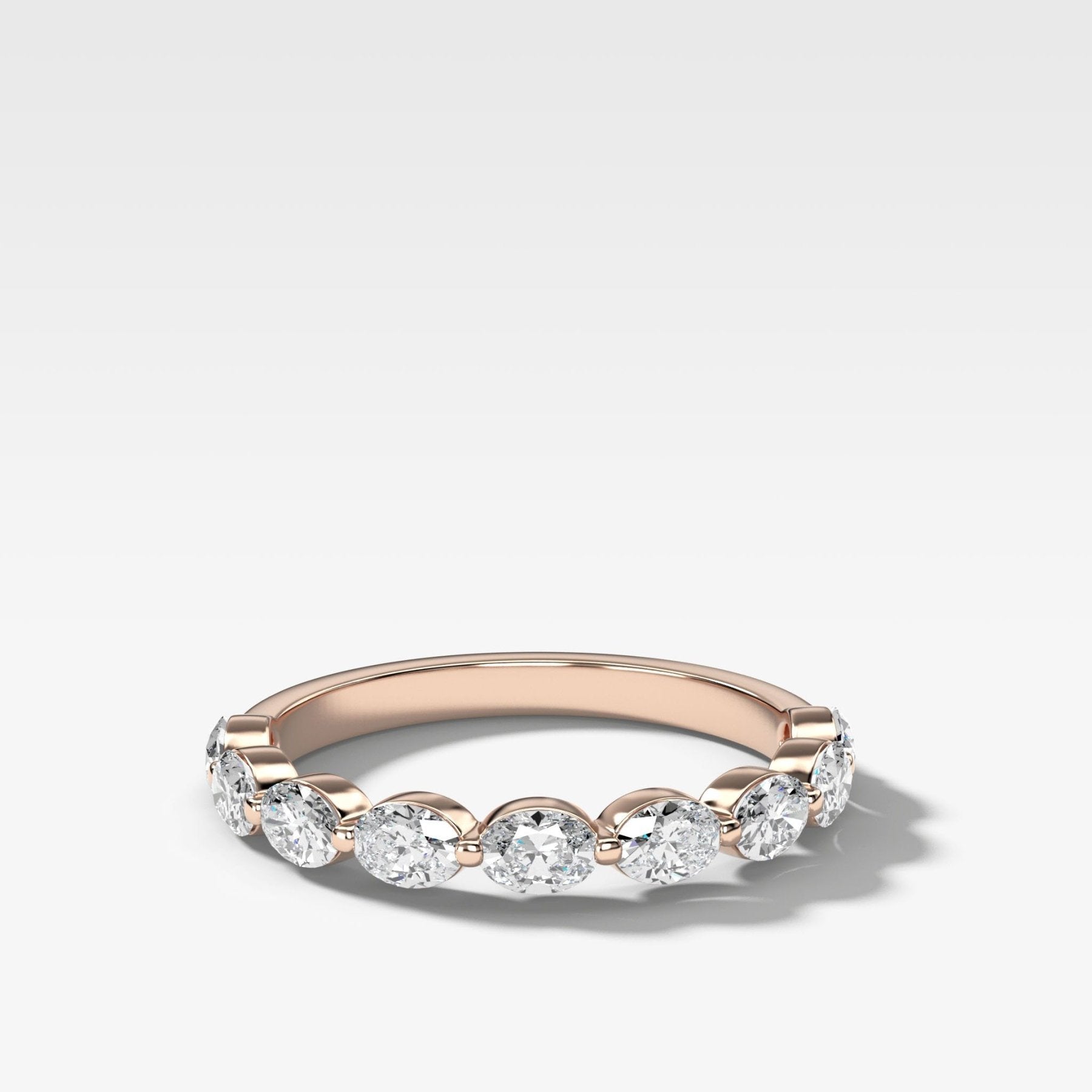 Oval Megastellar Wedding Band - GOODSTONE