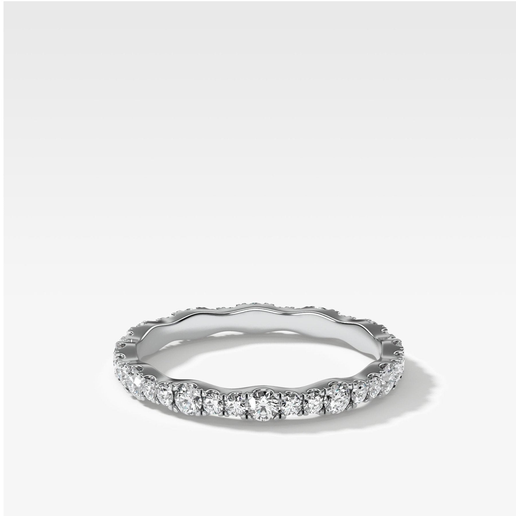 Pavé Ripple Eternity Band - GOODSTONE