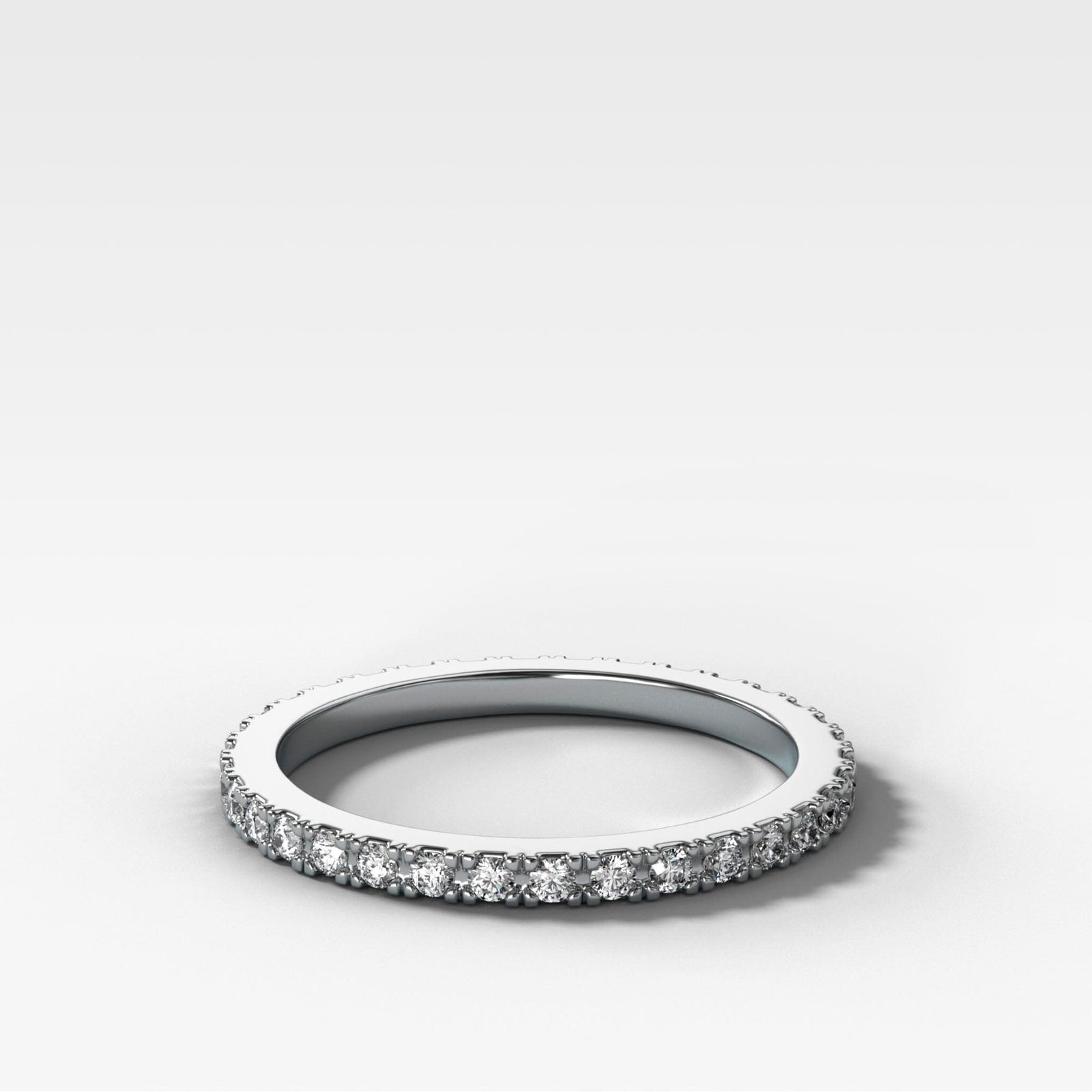 Petite Classic Pavé Diamond Eternity Band - GOODSTONE