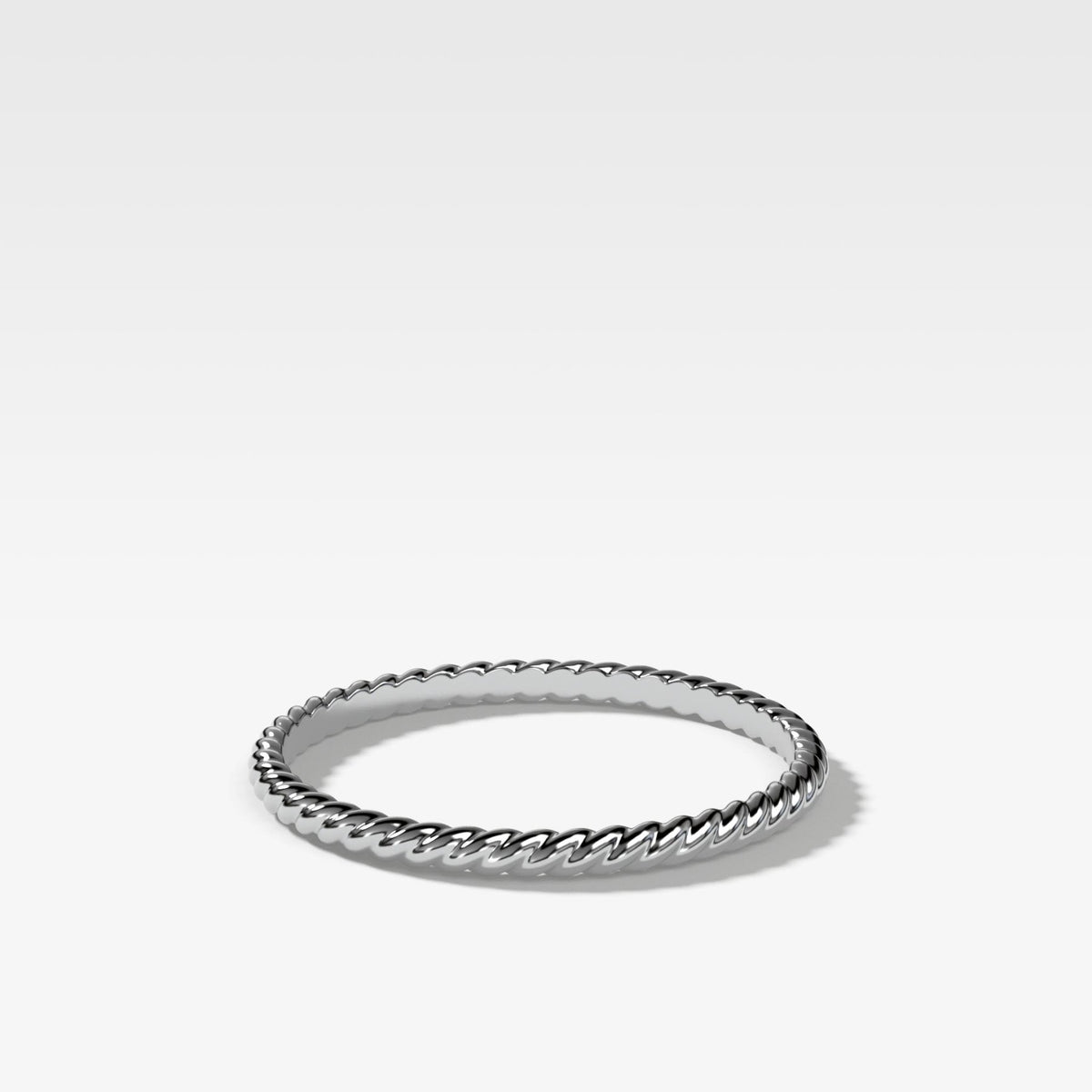 Rope Wedding Band (1.3mm) / size 6.75 - GOODSTONE