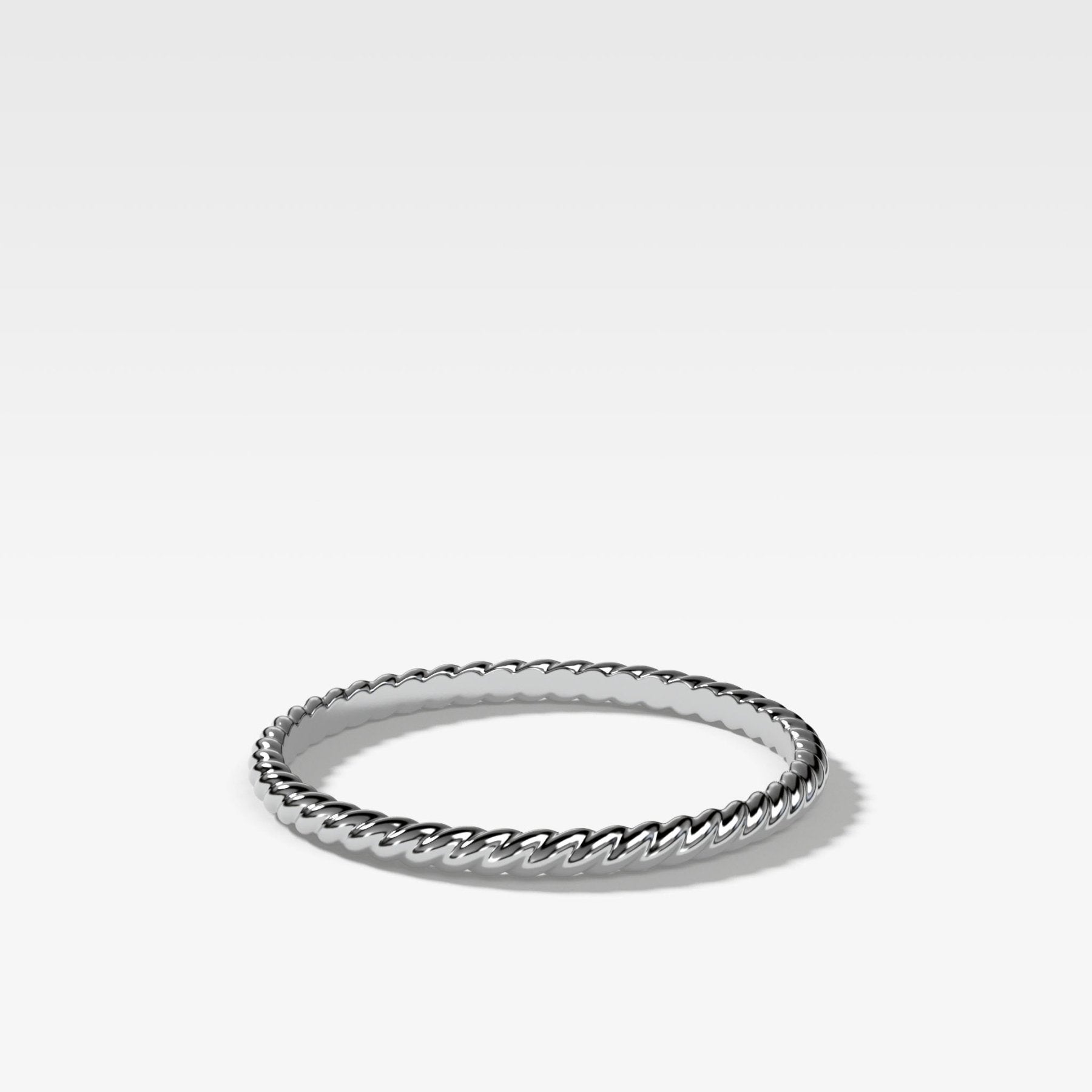 Rope Wedding Band (1.3mm) / size 4.5 - GOODSTONE