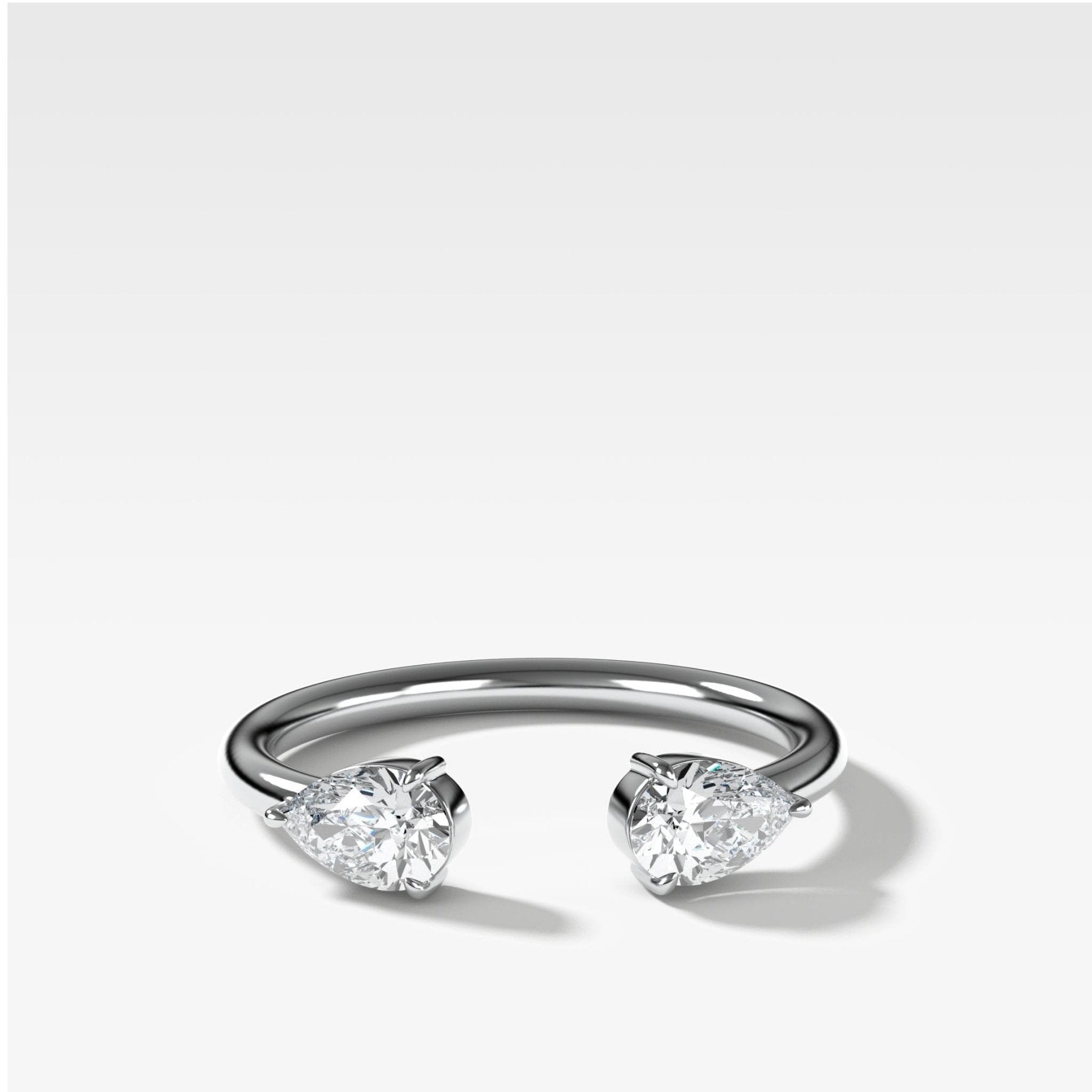 Twin Pear Diamond Finger Cuff - GOODSTONE