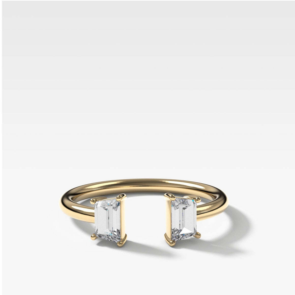 Twin Traps Diamond Finger Cuff